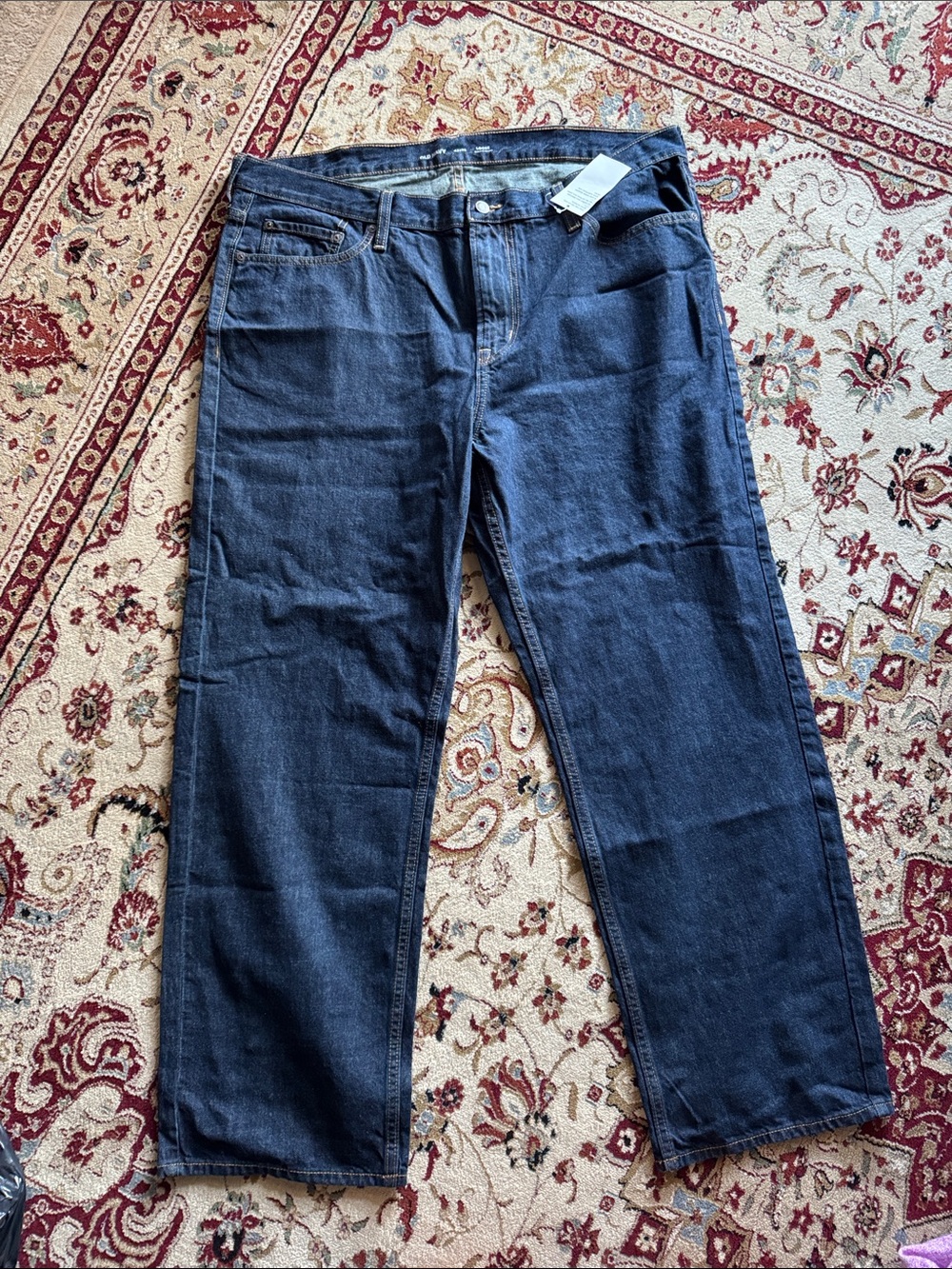 Men's Dark Blue Denim Jeans